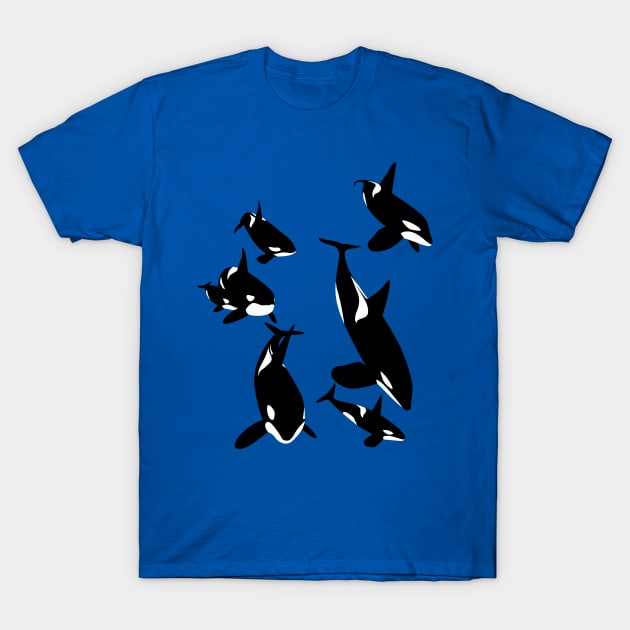 Killer Whales T-Shirt by albertocubatas